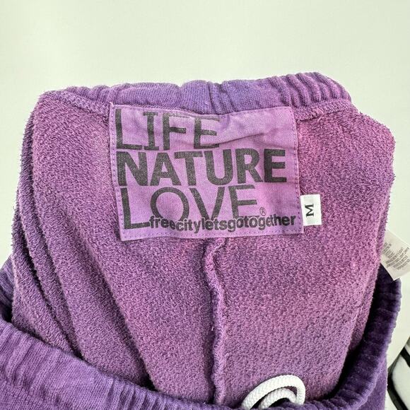Free City | Custom Reworked Large Logo Purple Sweatpants M - Picture 4 of 11